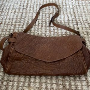 Massimo Dutti gorgeous brown leather shoulder bag
